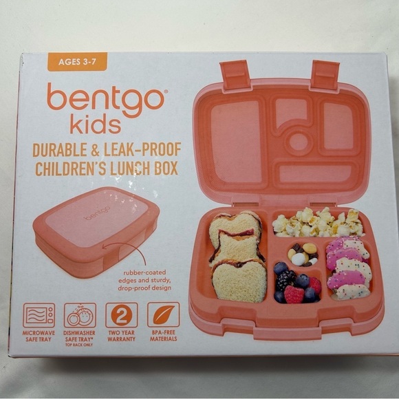 Bentgo kids Lunch box container Coral - Picture 6 of 6